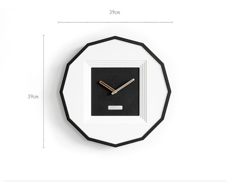 Clock Watch Light Luxury Style Wall Clock Living Room